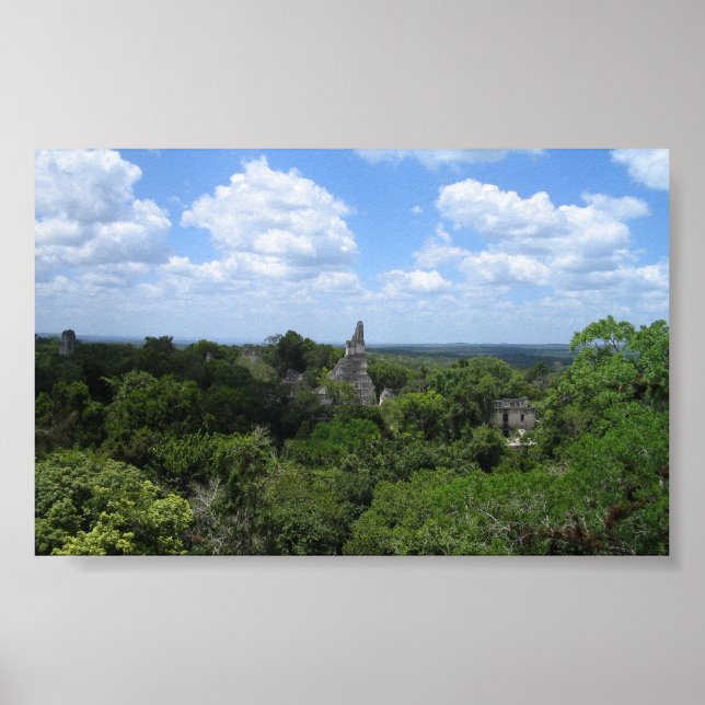 Poster Tikal du temple V (Devant)