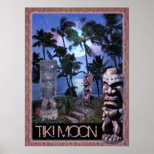 Poster Tiki Moon
