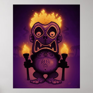 Poster Tiki Munkee