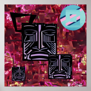 Poster Tiki récursif