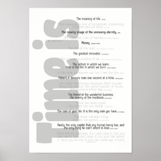 Poster - Time Is . . .