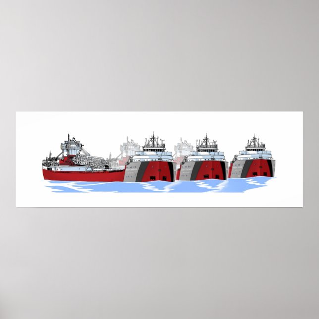 Poster Tin Stacker AAA Trio (Devant)