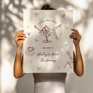 Poster Tini Bit Plus Ancienne Main Quirky Dessinée Bienve