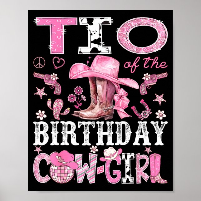 Poster Tio Of The Birthday Cow-girl Nk Disco Rodeo Tio  (Devant)