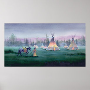 Poster TIPI MYSTIQUE par SHARON SHARPE