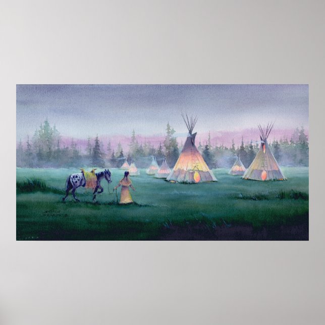 Poster TIPI MYSTIQUE par SHARON SHARPE (Devant)