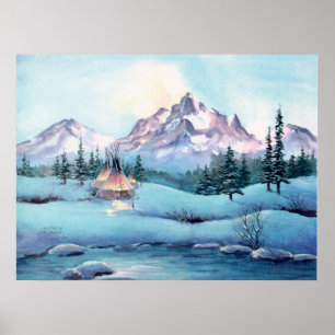 Poster TIPIS DE MONTAGNE par SHARON SHARPE