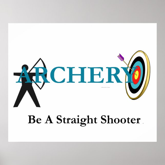 Poster Tir à arc TOP (Devant)