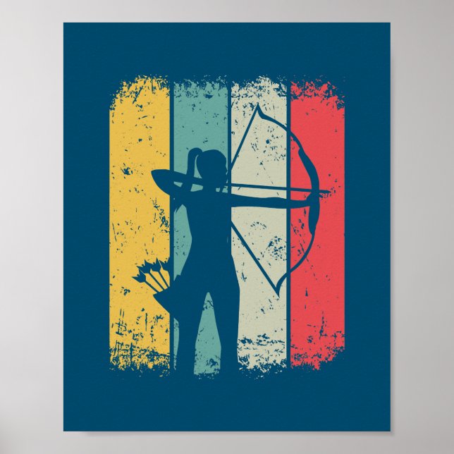 Poster Tir à l'arc Bow Archer (Devant)