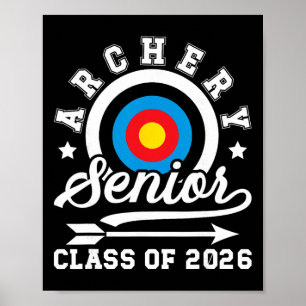 Poster Tir à l'arc Senior 2026 Promotion 2026 Archer Seni