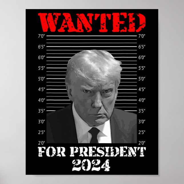 Poster Tir De Mug - Donald Trump Tiré De Mug Recherché Po (Devant)