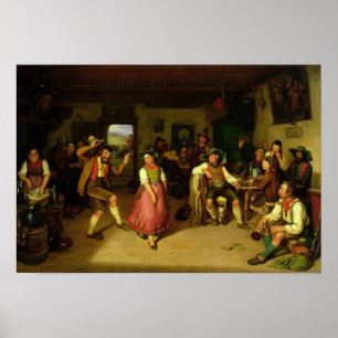 Poster Tir et danse de cible dans Oberbayern, 1841