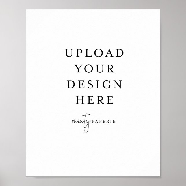 Poster Tirage 8x10 - Portrait  (Devant)