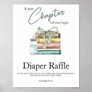 Poster tirage au sort couche bébé nouveau chapitre aquare
