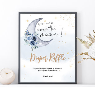 Poster Tirage au sort de couche Floral Over The Moon