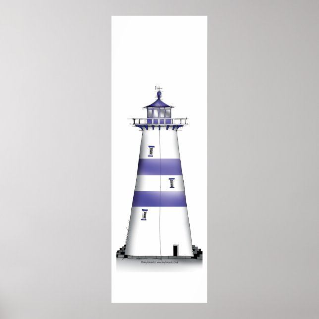 Poster tirage d'art de phare 5, tony fernandes (Devant)
