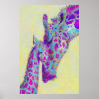 tirage des girafes violettes