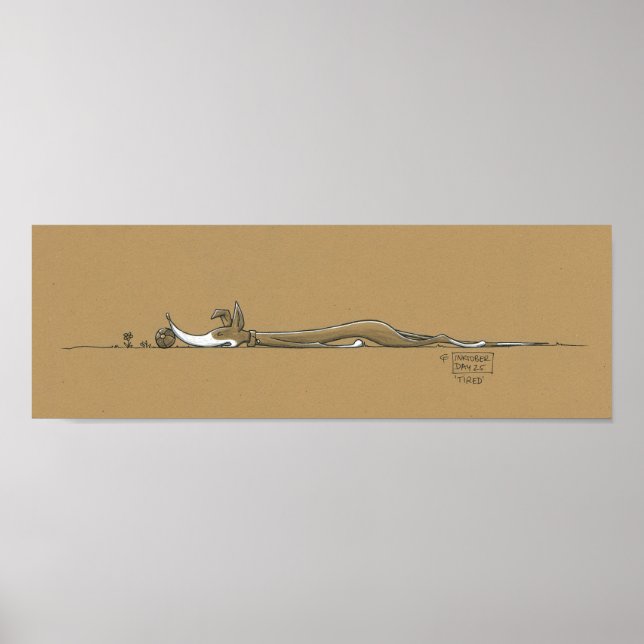 Poster Tired (Devant)