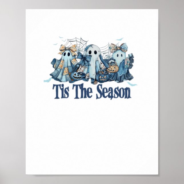 Poster Tis The Season Boo Couquette Halloween Spooky Seas (Devant)
