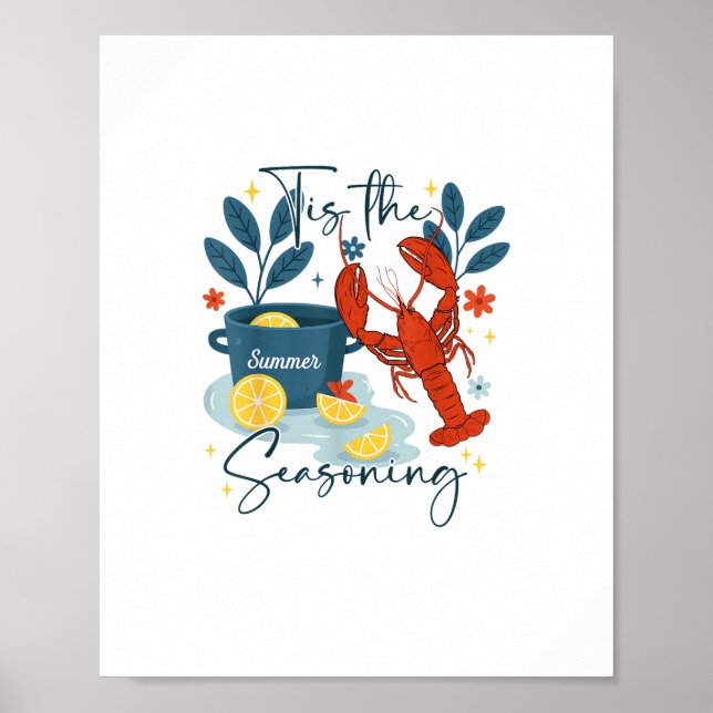 Poster Tis The Season Christmas Quote (Devant)