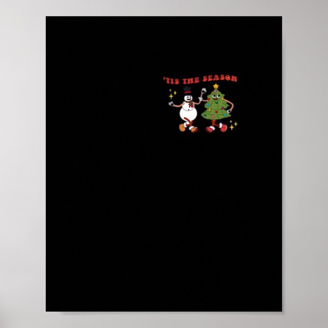 Poster Tis The Season Christmas Tree Pals Classic Trendy  (Devant)
