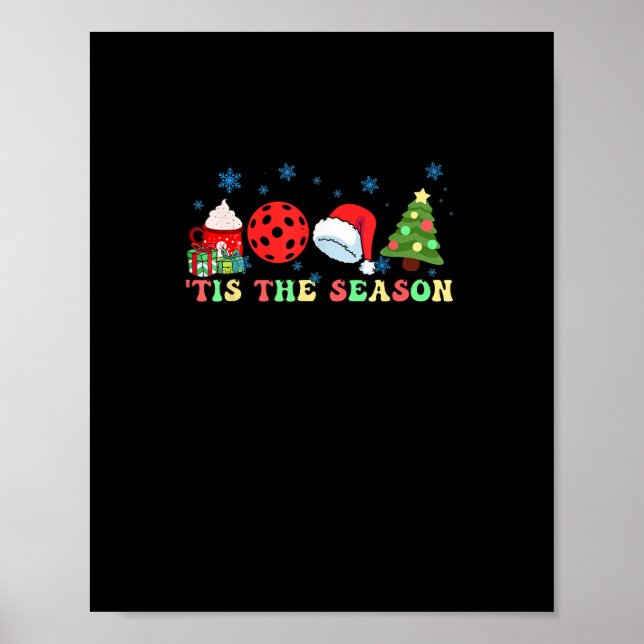 Poster Tis The Season For Pickleball Iii Modern Aesthetic (Devant)