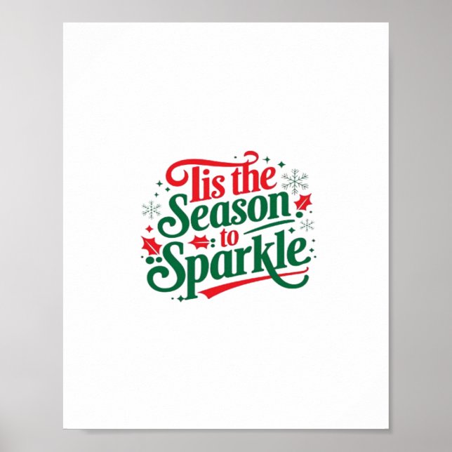 Poster Tis The Season To Sparkle (Devant)