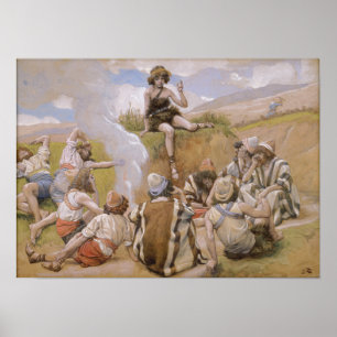 Poster Tissot - Joseph révèle son rêve à ses frères