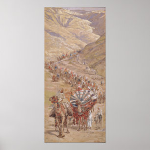 Poster Tissot - La Caravane d'Abraham