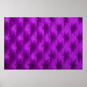 Poster Tissu capitonné velours violet pour fond,
