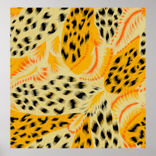 Poster tissu peau abstraite mixte animal texture fond