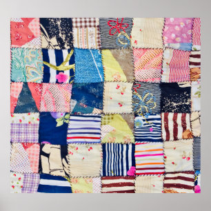 Poster Tissu unique : Bangkok Couvertures artisanales