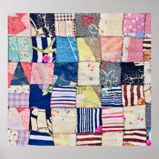 Poster Tissu unique : Bangkok Couvertures artisanales