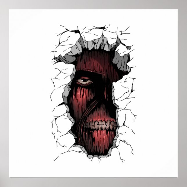 Poster Titan au mur (Devant)