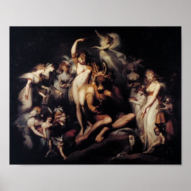 Poster Titane et fond (Devant)