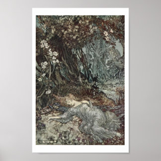 Poster Titania Asleep