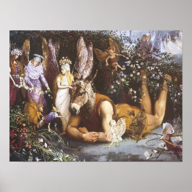 Poster Titania et le fond, le rêve de la nuit d'été (Devant)