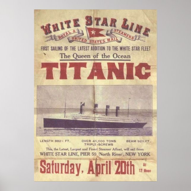 Poster Titanic (Devant)