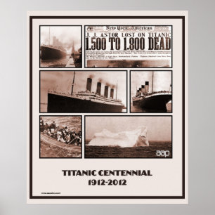 Poster Titanic Centennial Memorial 1912-2012