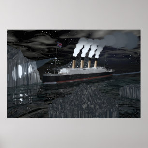 Poster Titanic - date avec le destin