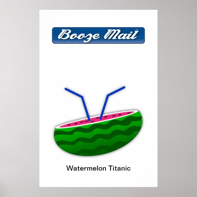 Poster Titanic de pastèque (Devant)