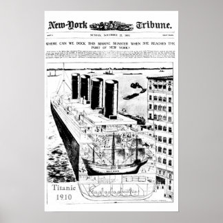 Poster Titanic Vintage 1910