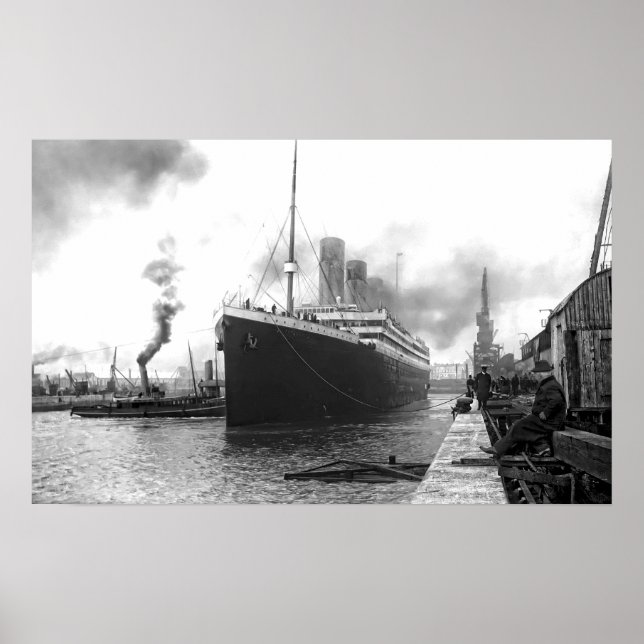 Poster TITANIQUE dans le PORT SOUTHAMPTON (Devant)