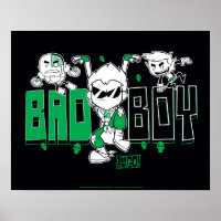 Titans Ados, allez ! | "Bad Boy" Robin, Cyborg & B