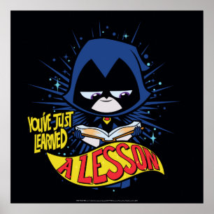 Poster Titans Ados, allez !   Raven "Appris Une Leçon"