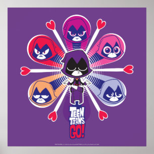 Poster Titans Ados, partez !   Emoticlones de Raven