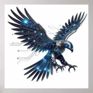 Poster Titre : Aigle cybernétique