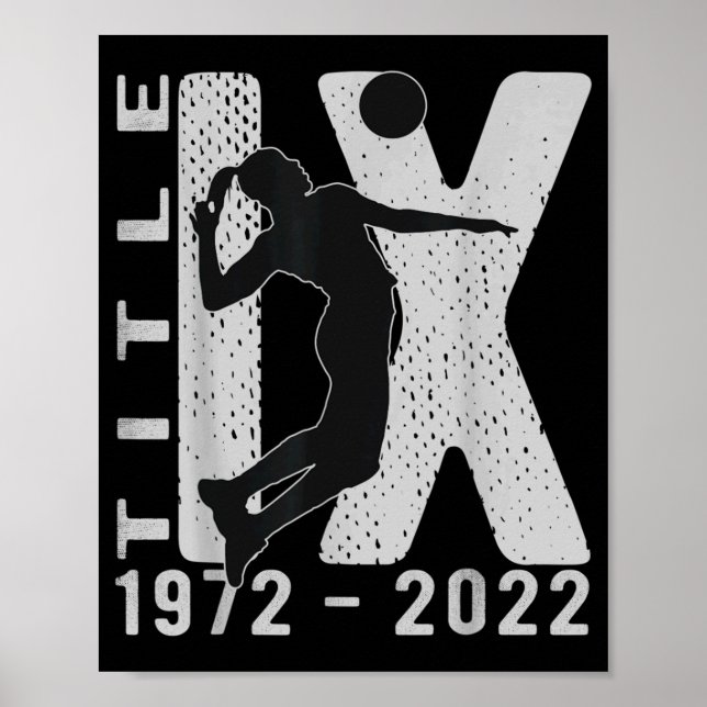 Poster Titre IX e anniversaire Amendements américains sur (Devant)
