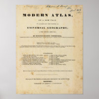 Titre Page Atlas moderne