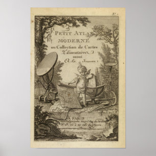 Poster Titre Page Petit atlas moderne